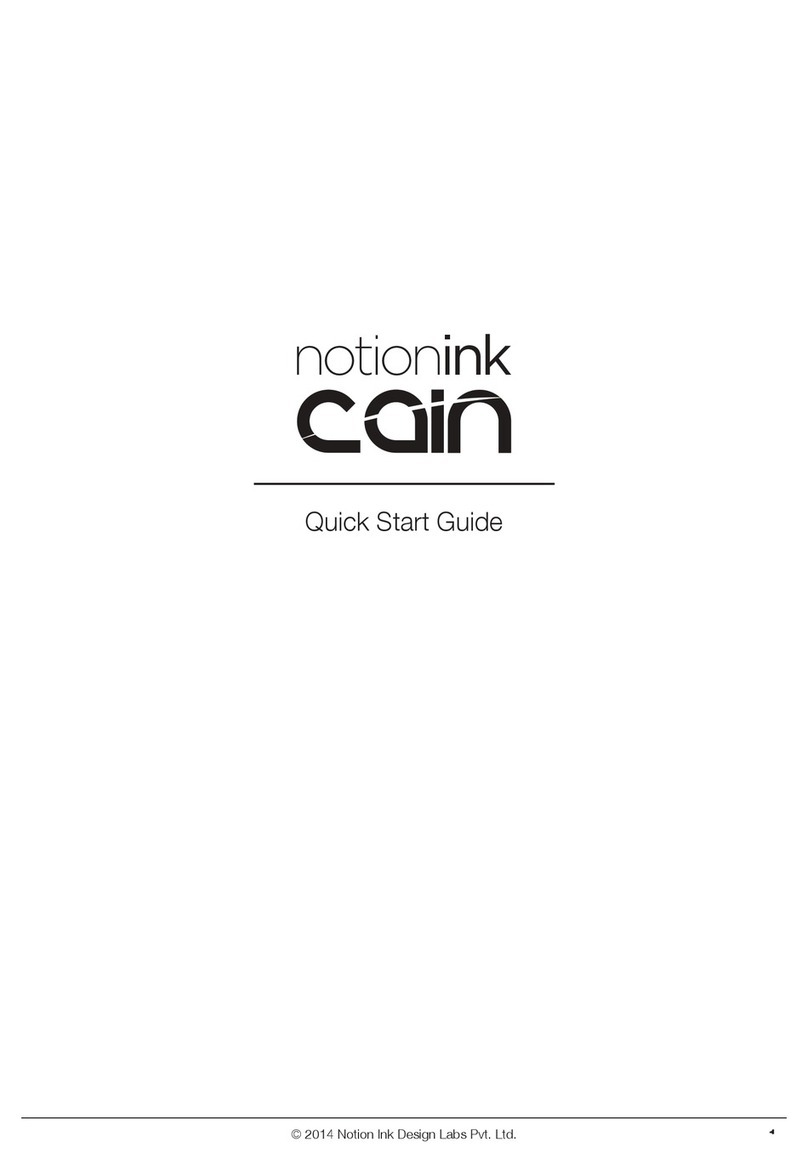 Notion Ink Cain quick start guide
