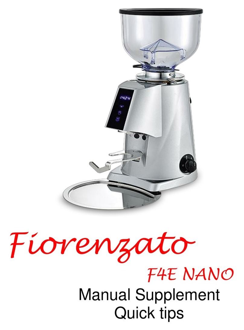 Fiorenzato F4E Nano Manual supplement