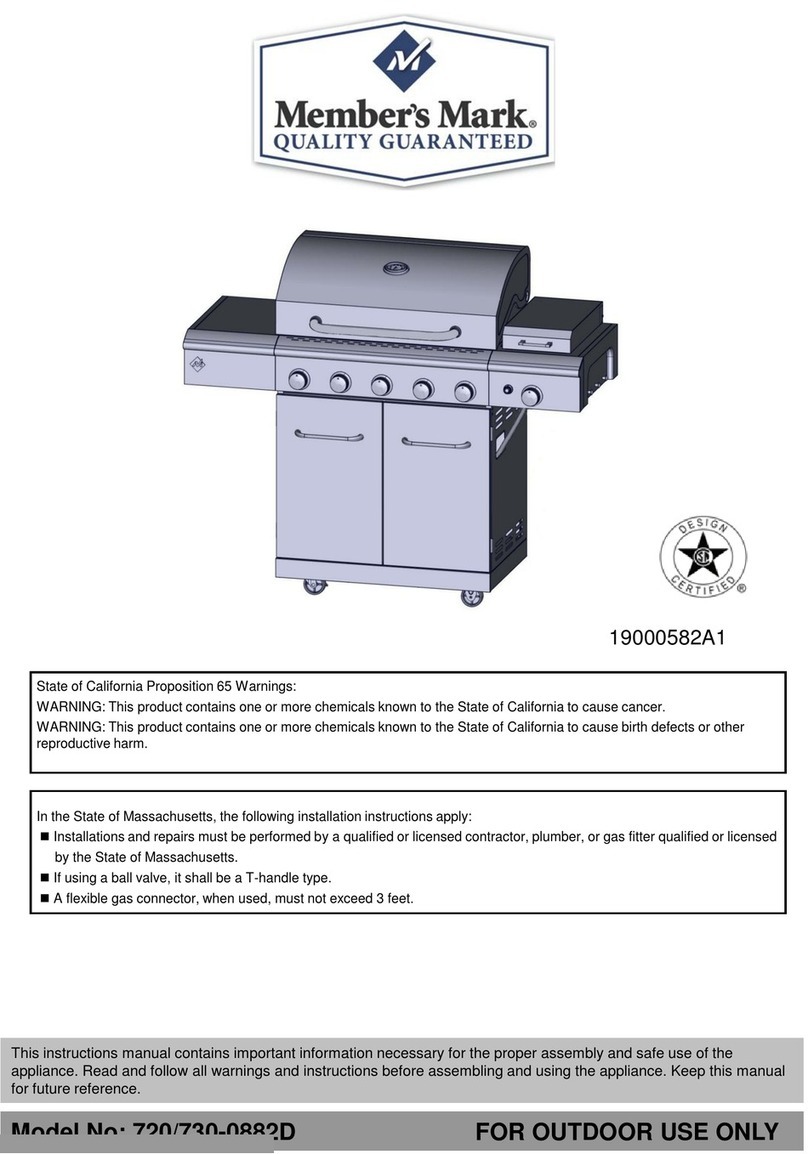 Members Mark 730-0882D User manual
