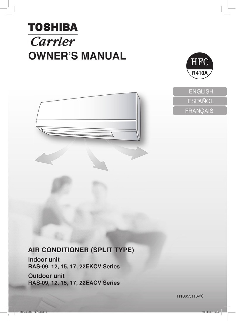 Carrier RAS-09EKCV Series User manual