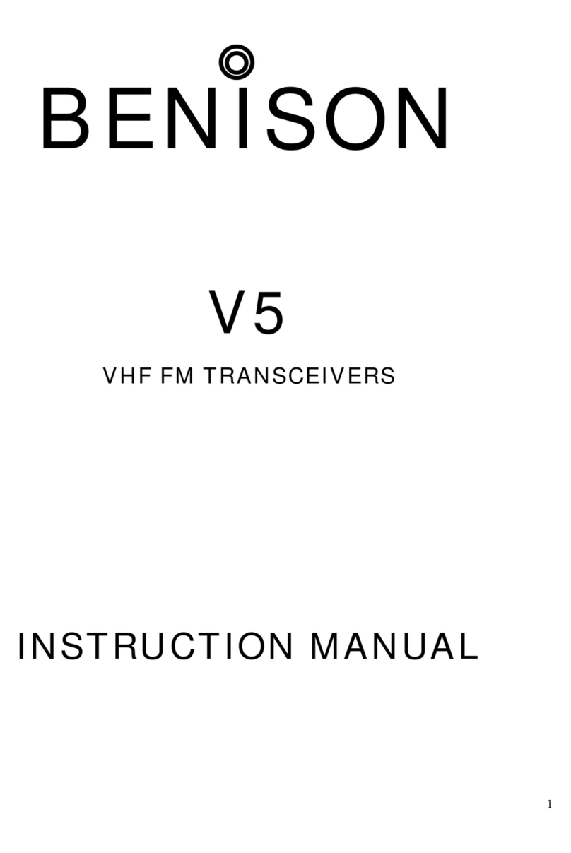 Benison V5 instruction manual