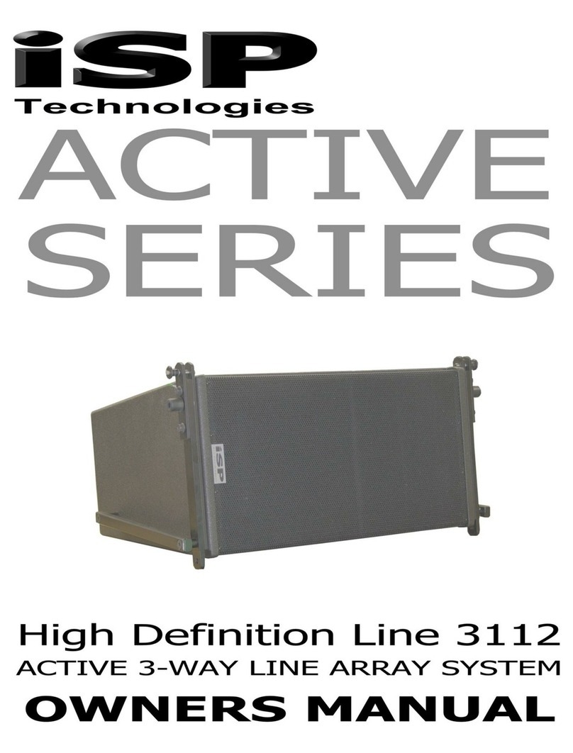 iSP Technologies HDL3112 ACTIVE SERIES owner's manual