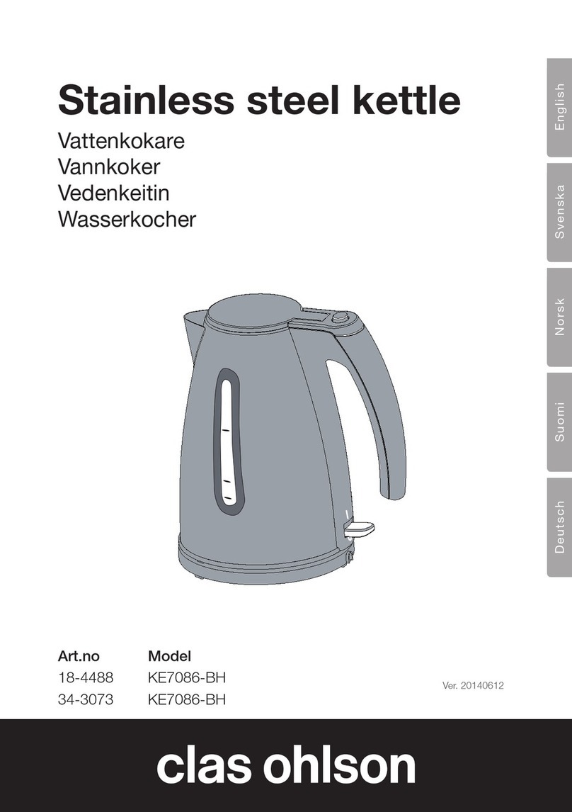 Clas Ohlson KE7086-BH instruction manual