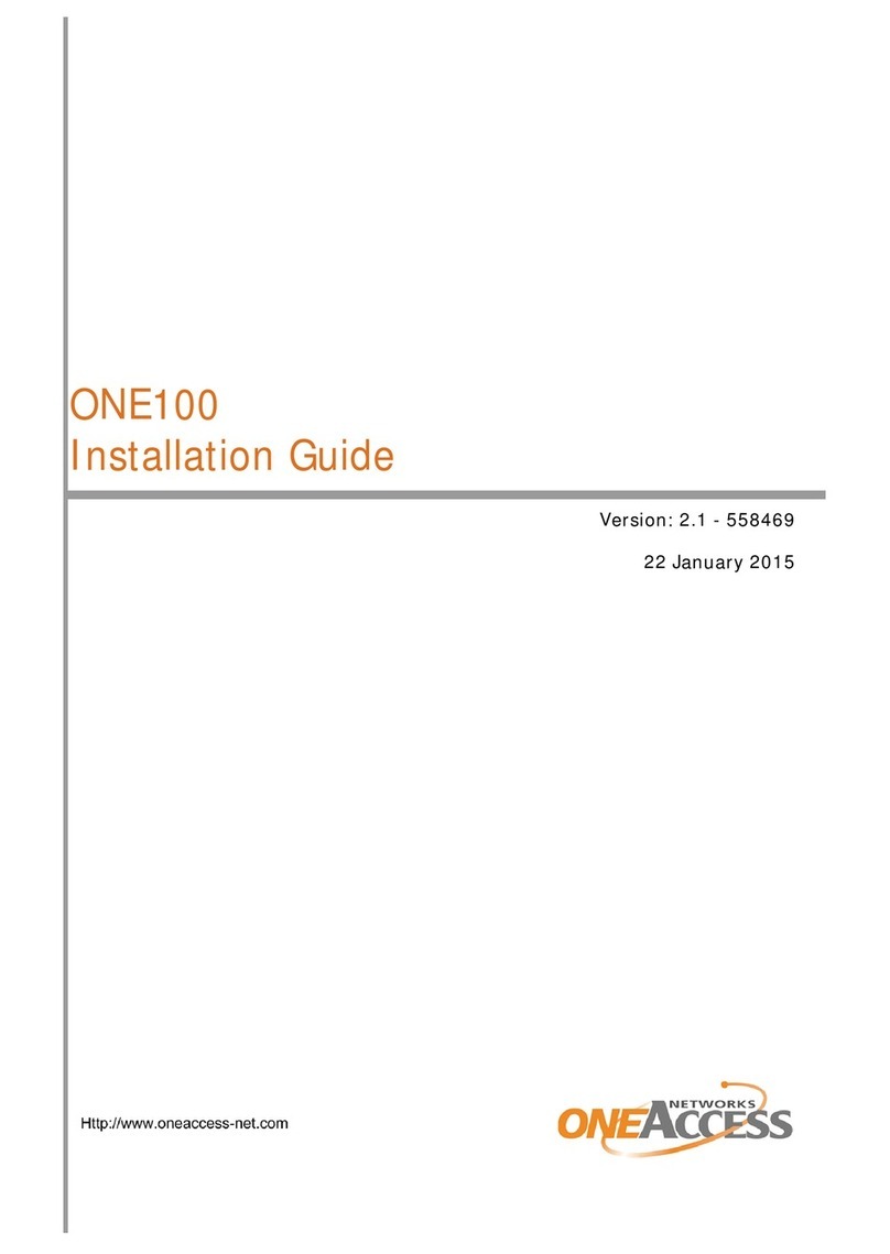 OneAccess ONE100 installation guide