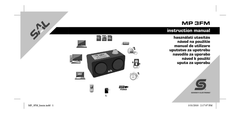 Somogyi MP 3FM instruction manual