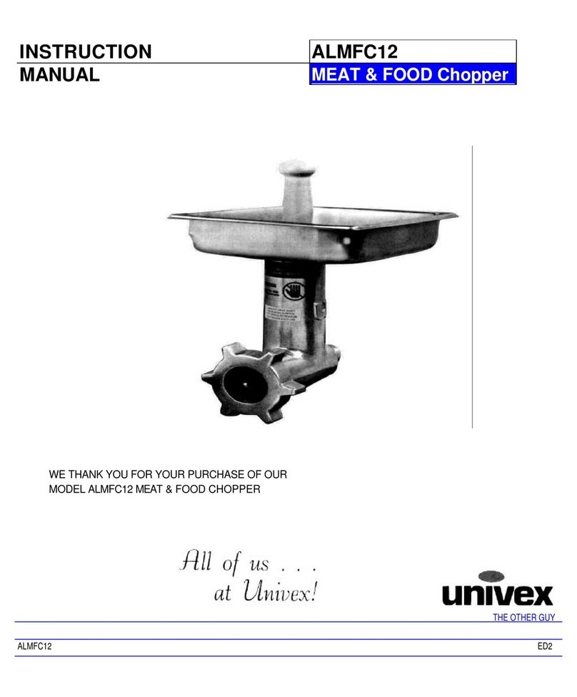 Univex ALMFC12 User manual
