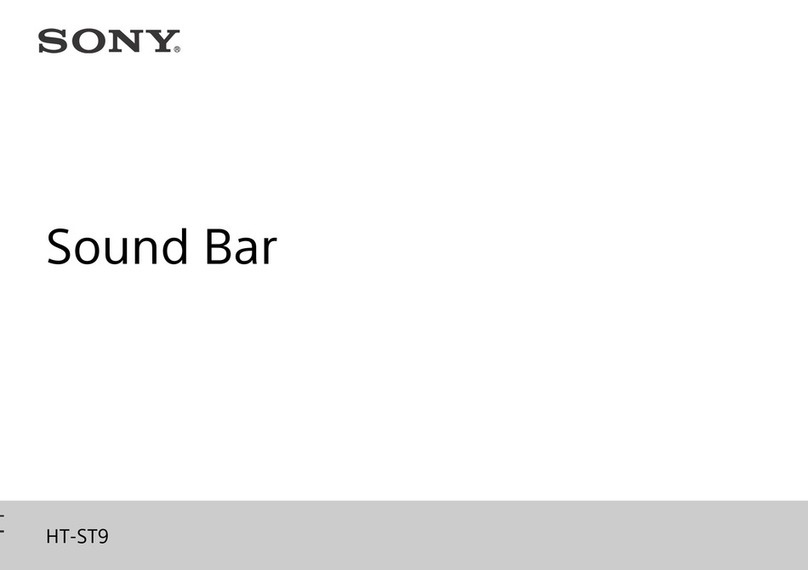 Sony HT-ST9 User manual Sony HT-ST9 User manual