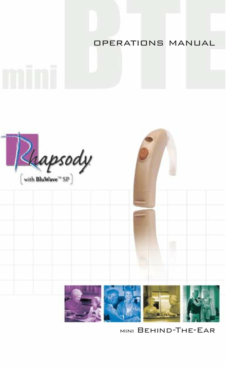 NuEar Rhapsody User manual