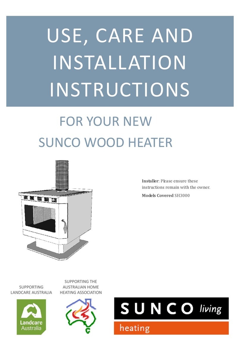 Sunco SH3000 Use & care and installation manual
