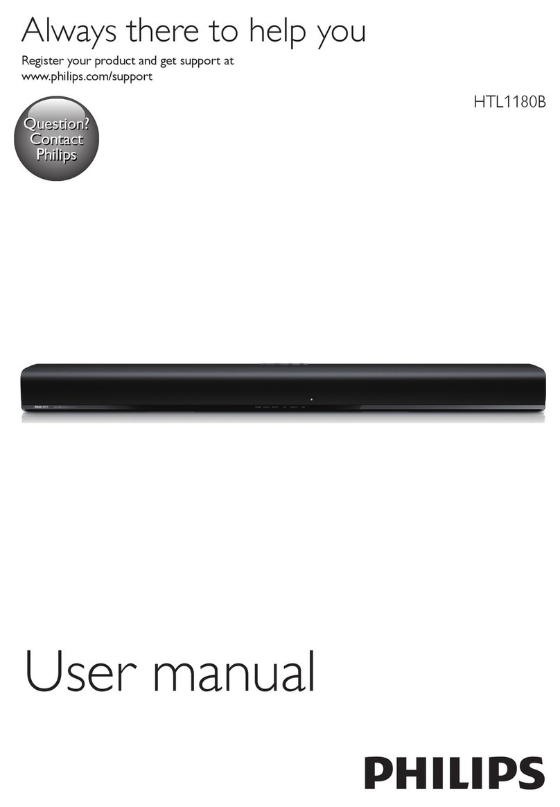 Philips HTL1180B user manual