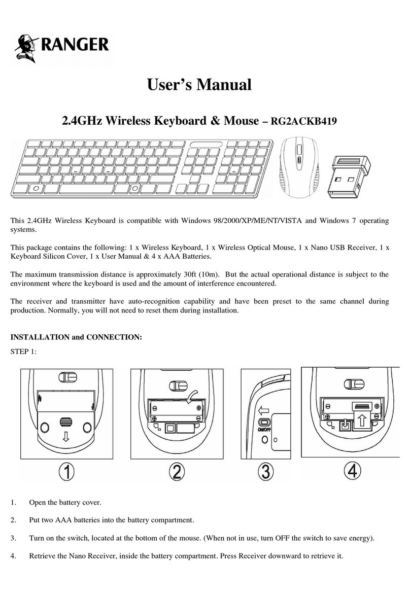 Ranger RG2ACKB419 user manual