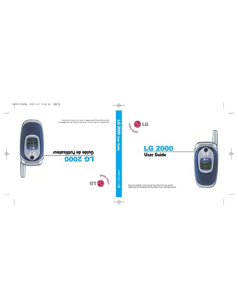 LG 2000 User manual