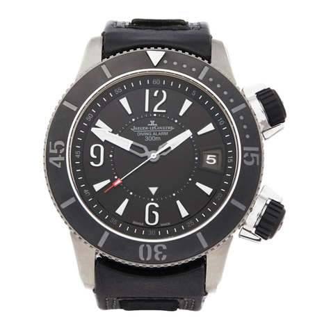 Jaeger-leCoultre Master Compressor Diving Alarm Navy Seals User manual