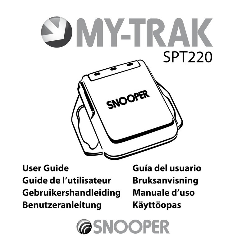 Snooper My-Trak SPT220 user guide