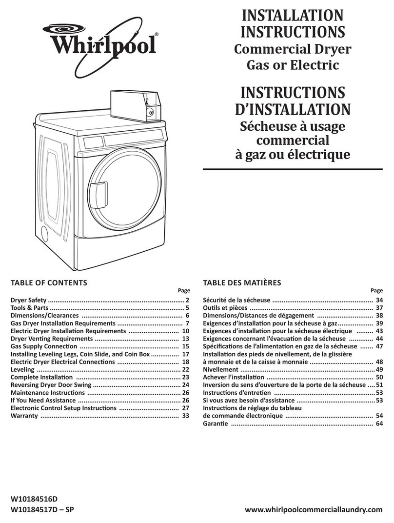 Whirlpool W10184516D User manual