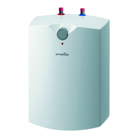 Gorenje GT 10 U user manual