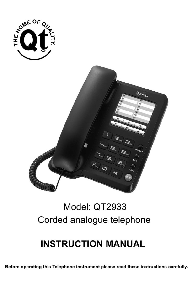 Qualitel QT2933 instruction manual