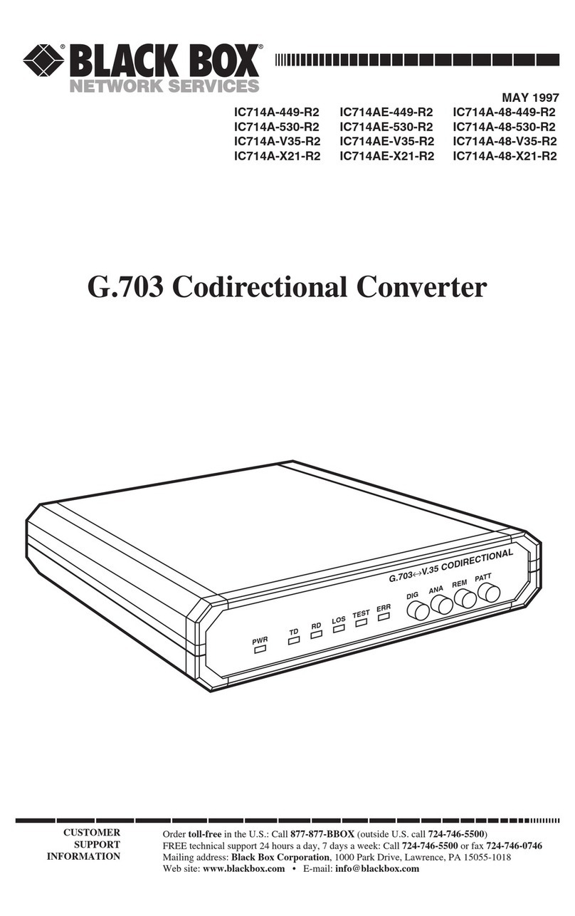 Black Box IC714A-449-R2 User manual