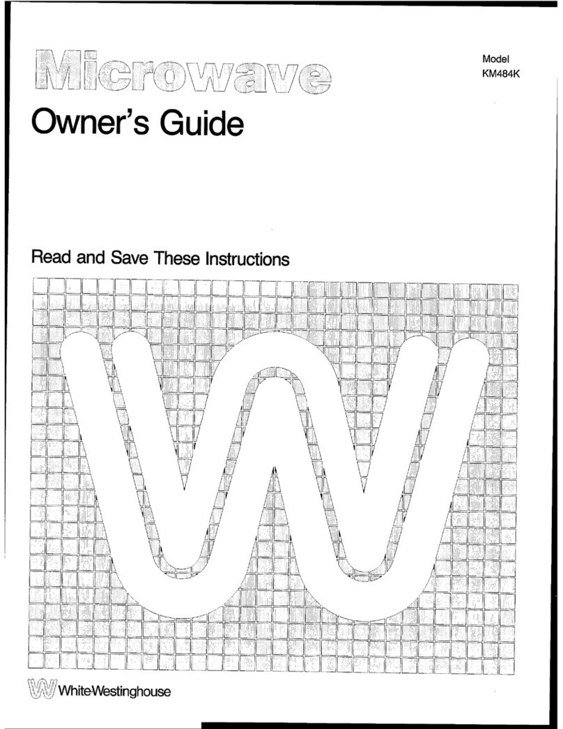 White-Westinghouse KM484K owner's guide