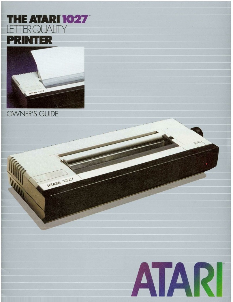 Atari 1027 User manual