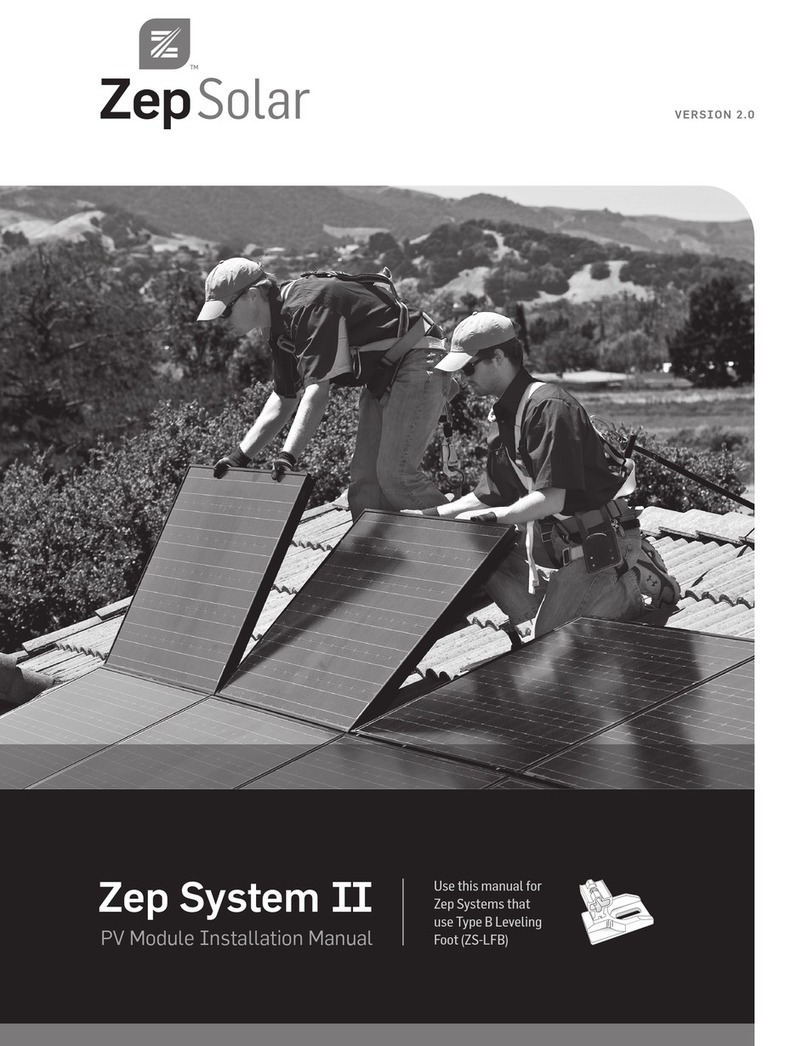 ZepSolar ZEP SYSTEM II installation manual