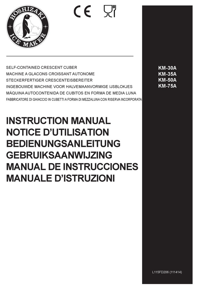 Hoshizaki KM-30A instruction manual