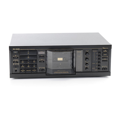 Nakamichi RX-505 owner's manual