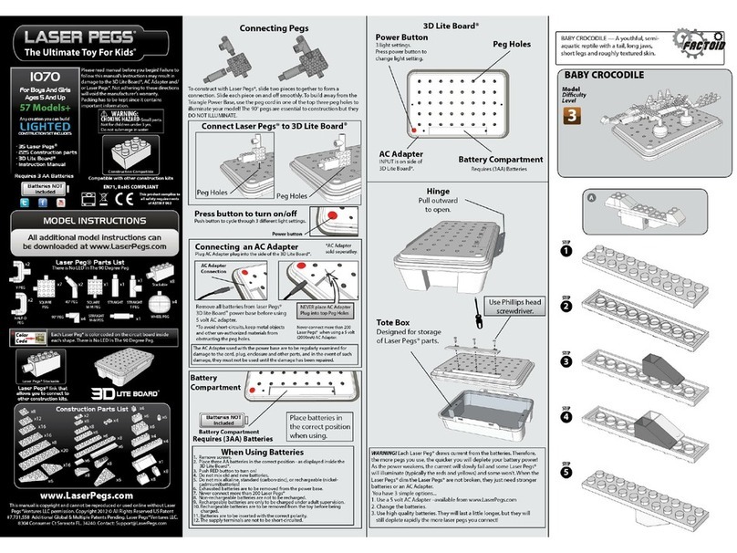LaserPegs IO70 user manual