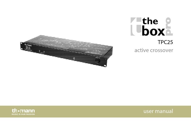 thomann the box pro TPC25 user manual