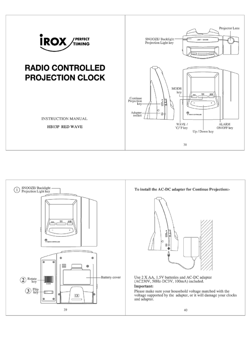 IROX HB13P instruction manual