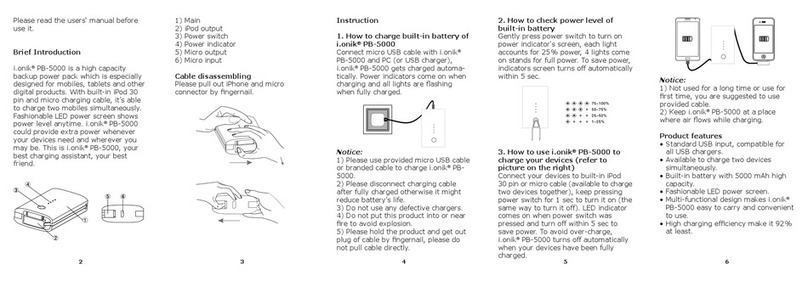 i-onik PB-5000 user manual