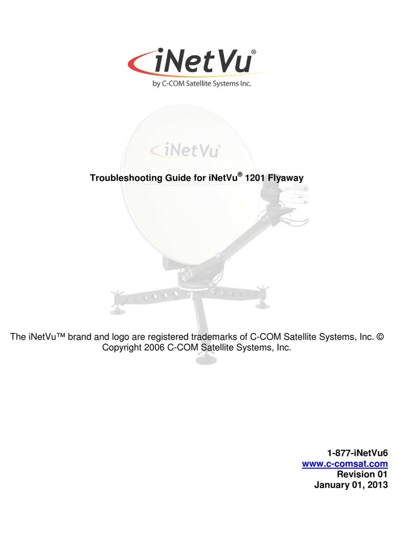 iNetVu 1201 Flyaway troubleshooting guide
