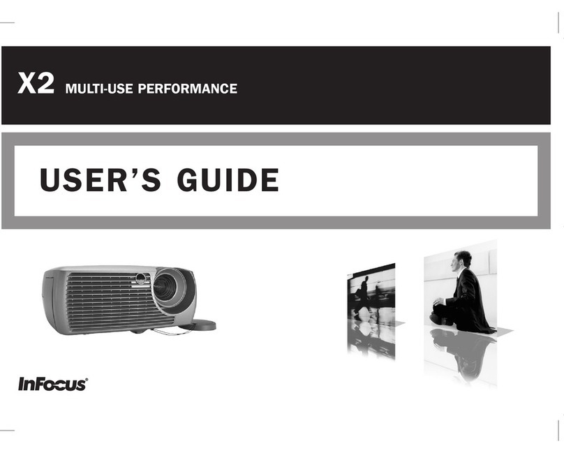 InFocus X2 multi-use perfomance User manual