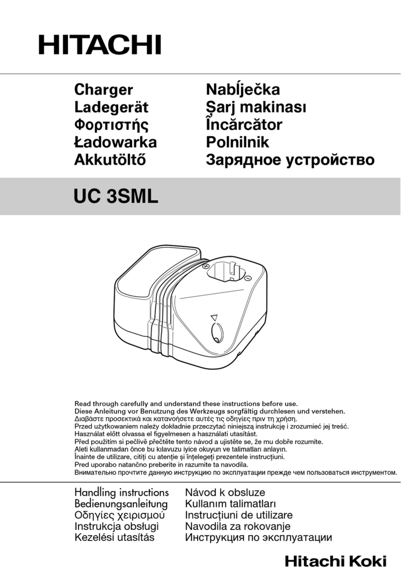 Hitachi UC 3SML User manual