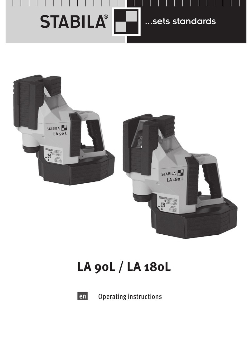 Stabila LA 90L operating instructions