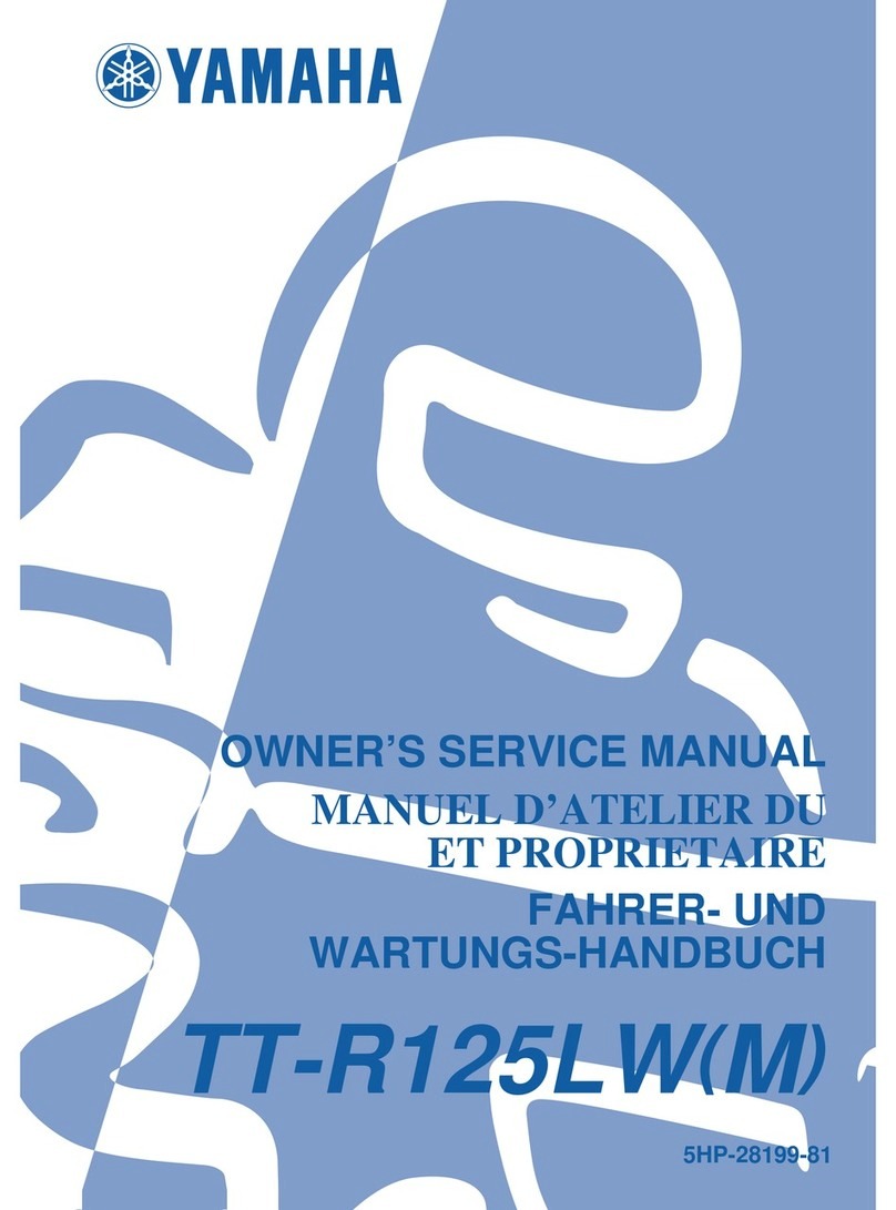 Yamaha TT-R125LW Application guide