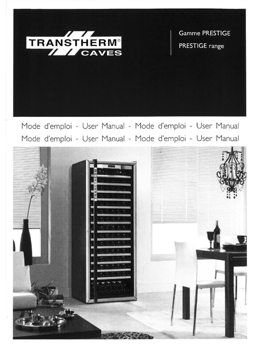 Transtherm Caves Prestige Series User manual