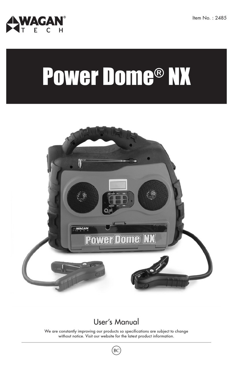 Wagan Power Dome NX 2485 user manual