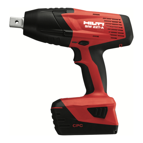 Hilti SIW 22T-A User manual Hilti SIW 22T-A User manual