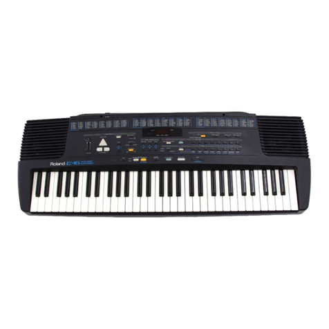 Roland E-16 User manual