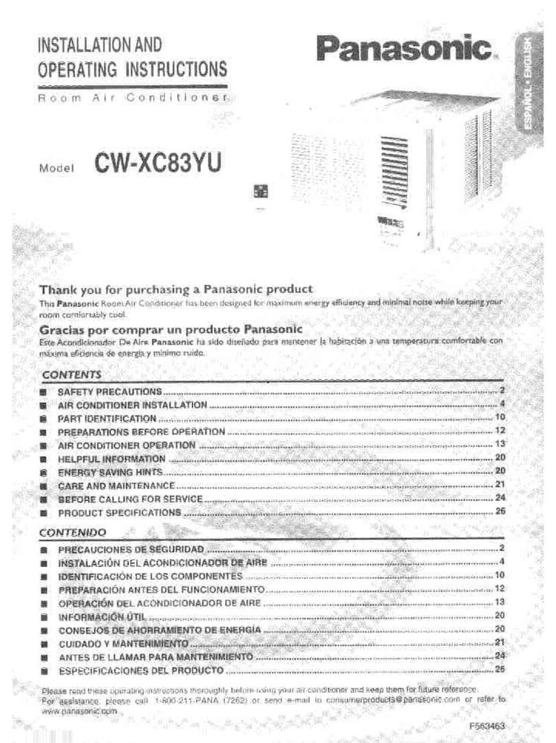 Panasonic CW-XC83YU User guide