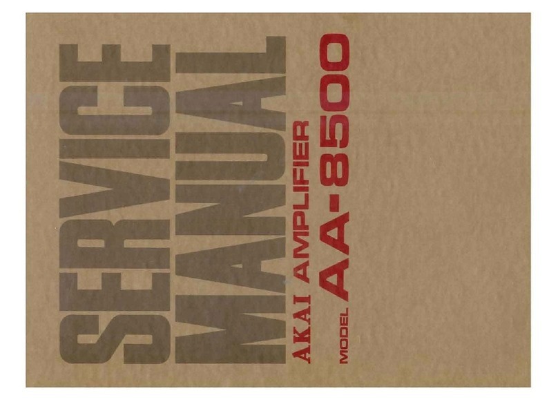 Akai AA-8500 User manual