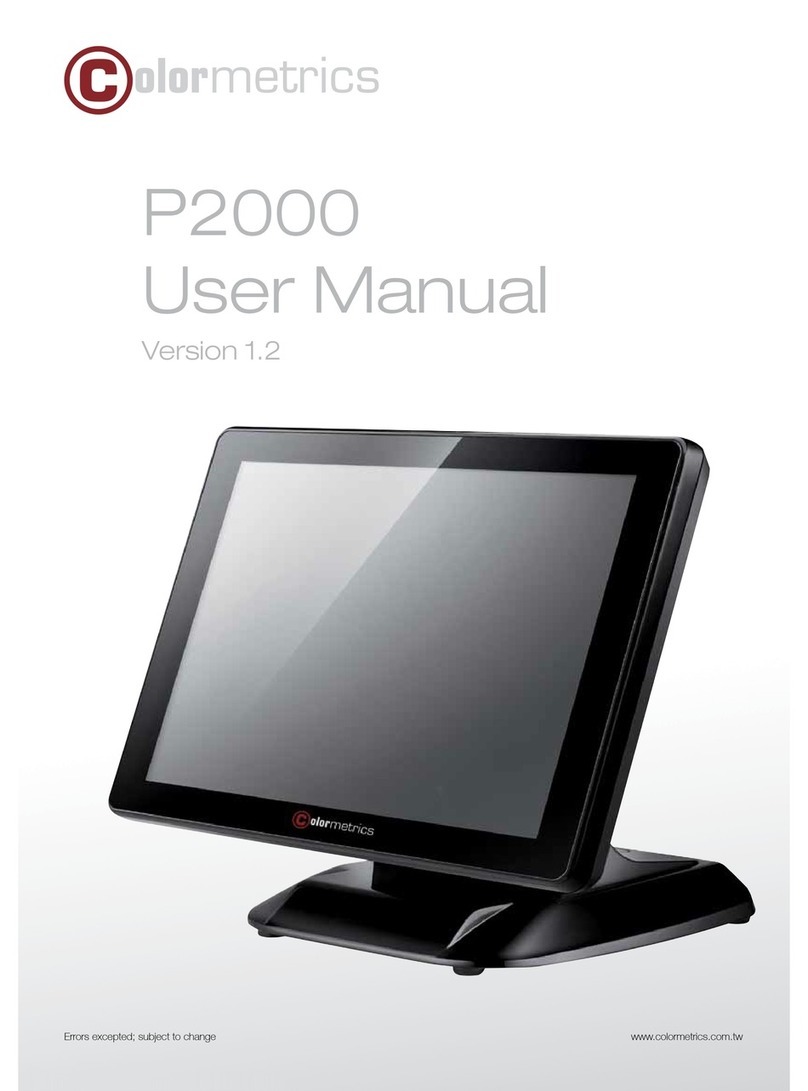 Colormetrics P2000 user manual