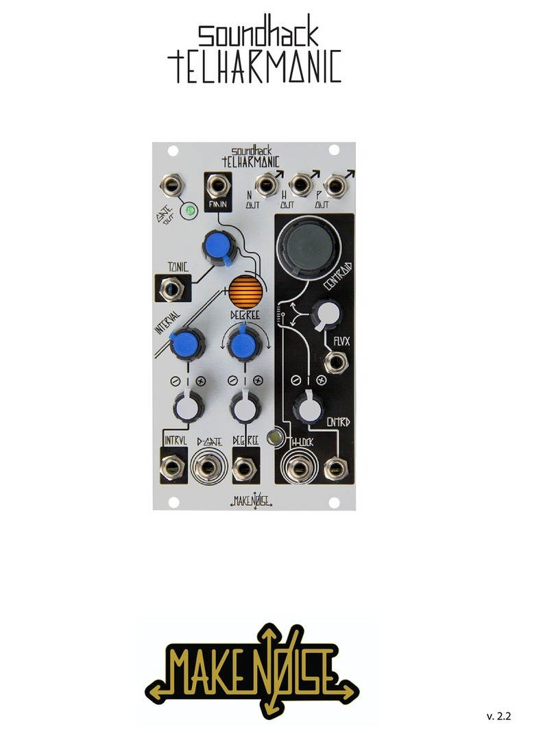 Make Noise Soundhack tELHARMONIC manual