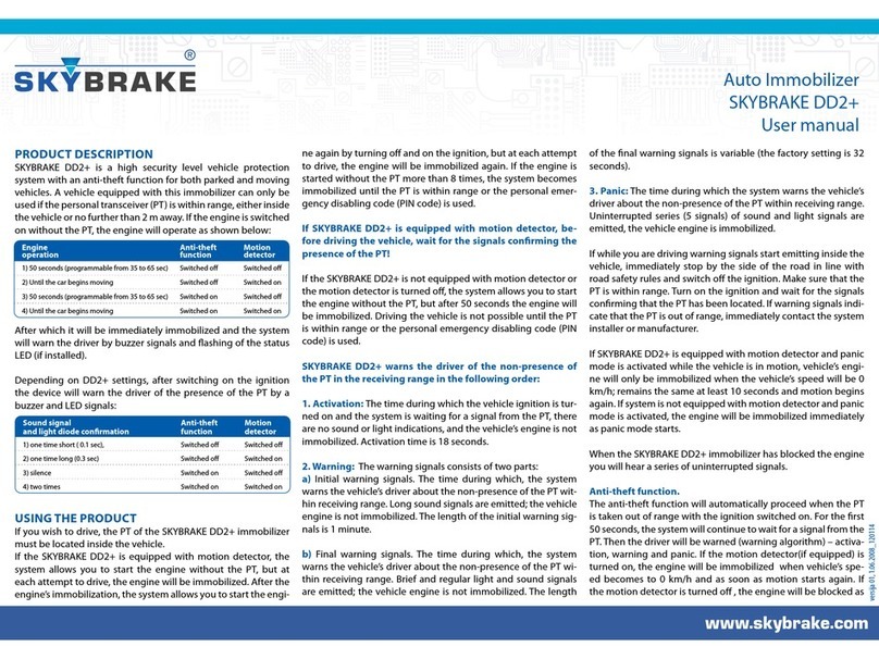Skybrake DD2+ user manual