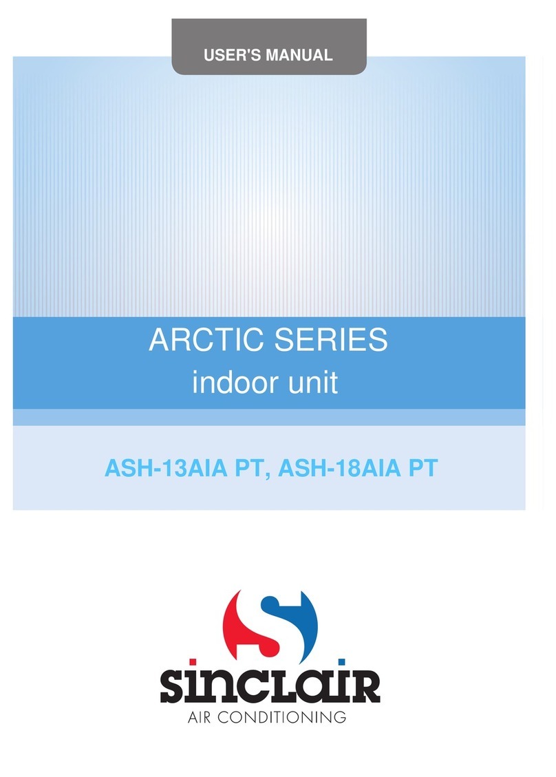 Sinclair ASH-13AIA PT User manual