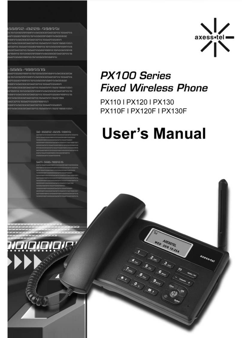 Axesstel px100 user manual