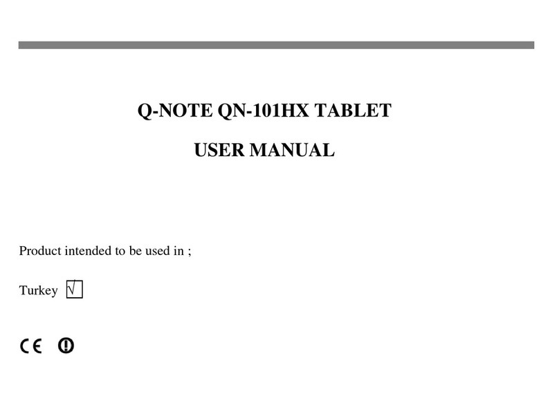 Q-NOTE QN-101HX user manual
