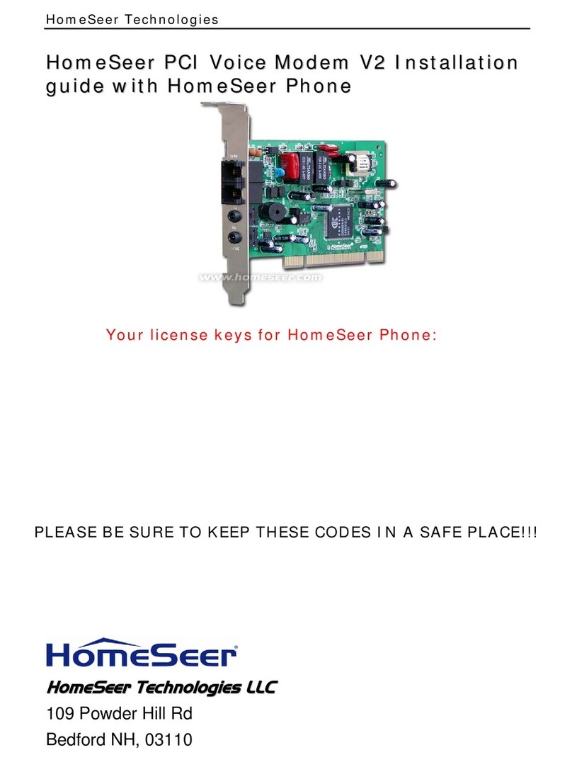 HomeSeer Technologies V2 installation guide