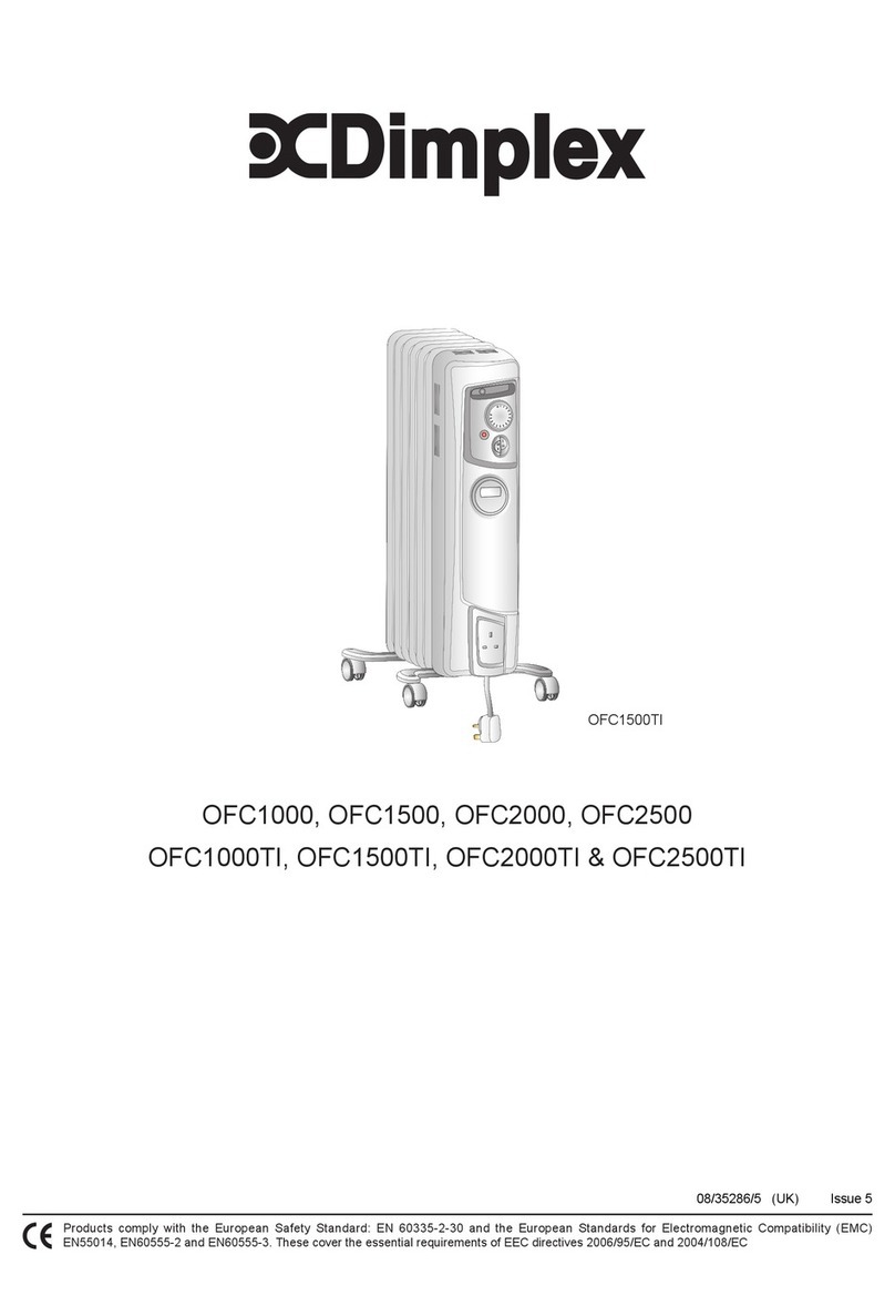 Dimplex OFC1000 User manual